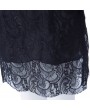 Black Color Lace Packet Buttock Dress