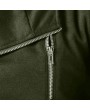 Asymmetric Zip Up Panel Coat