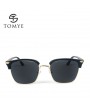 TOMYE 55911 2018 New Fashion PC Metal Square Frame Color Polarized Sunglasses for Women and Men